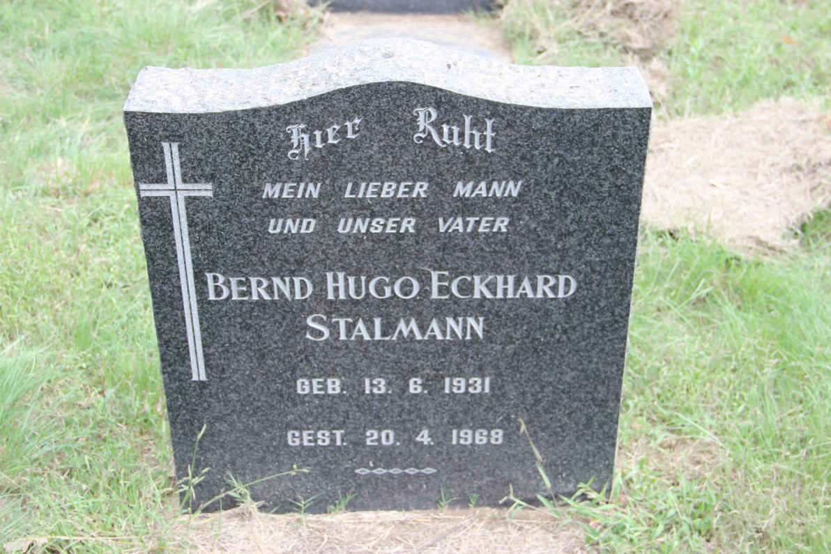 STALMANN Bernd Hugo Eckhard 1931-1968