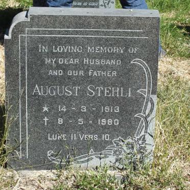 STEHLI August 1913-1980