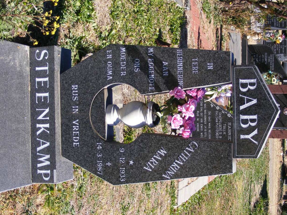 STEENKAMP Catharina Maria 1933-1987