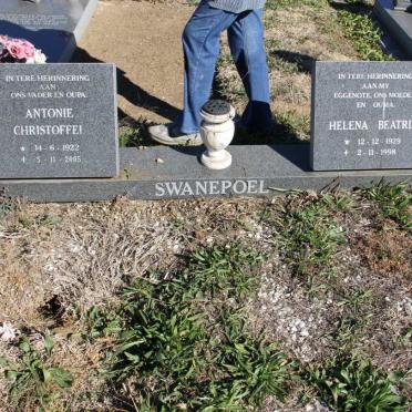 SWANEPOEL Antonie Christoffel 1922-2005 &amp; Helena Beatrix 1929-1998