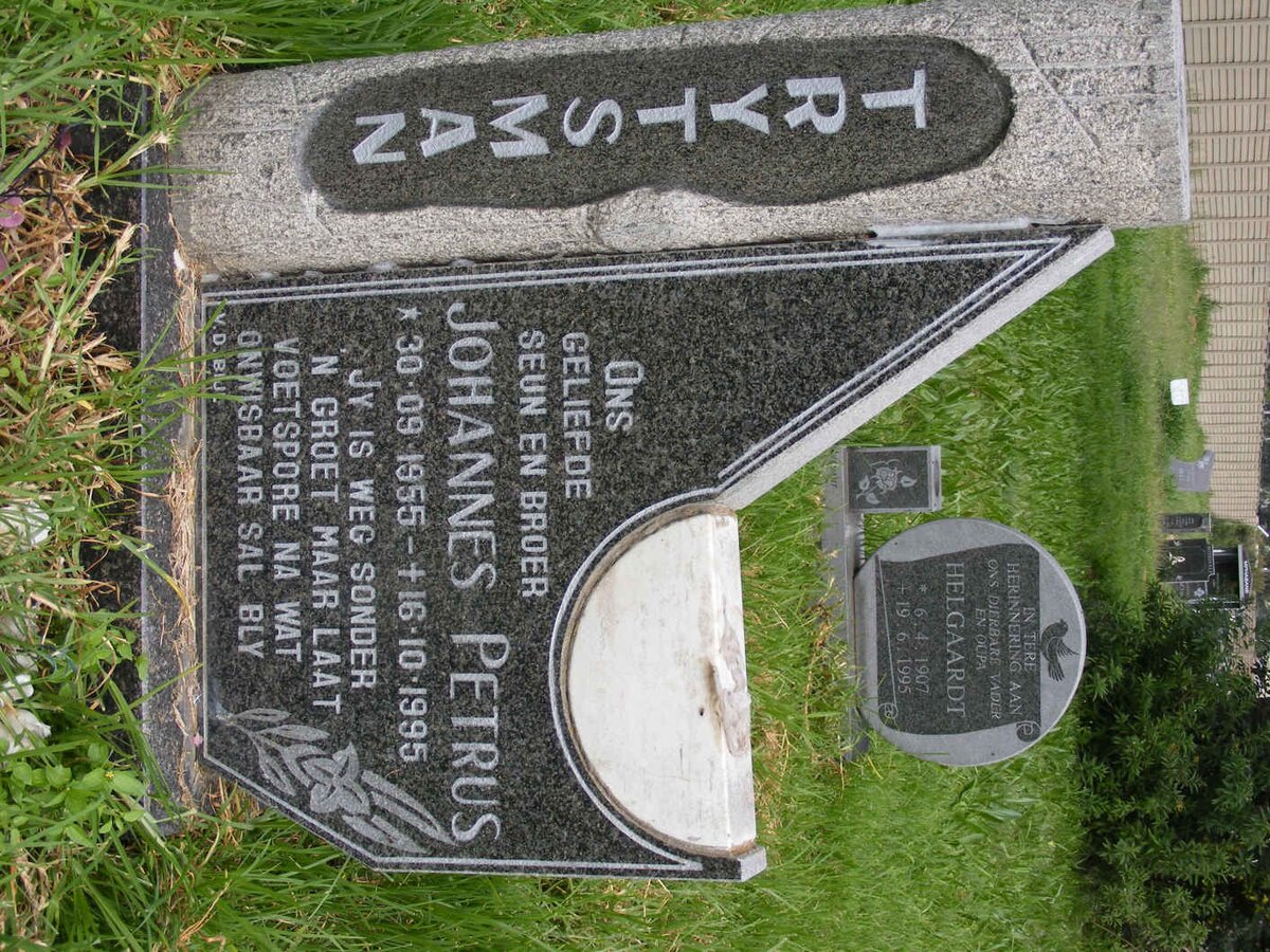 TRYTSMAN Johannes Petrus 1955-1995