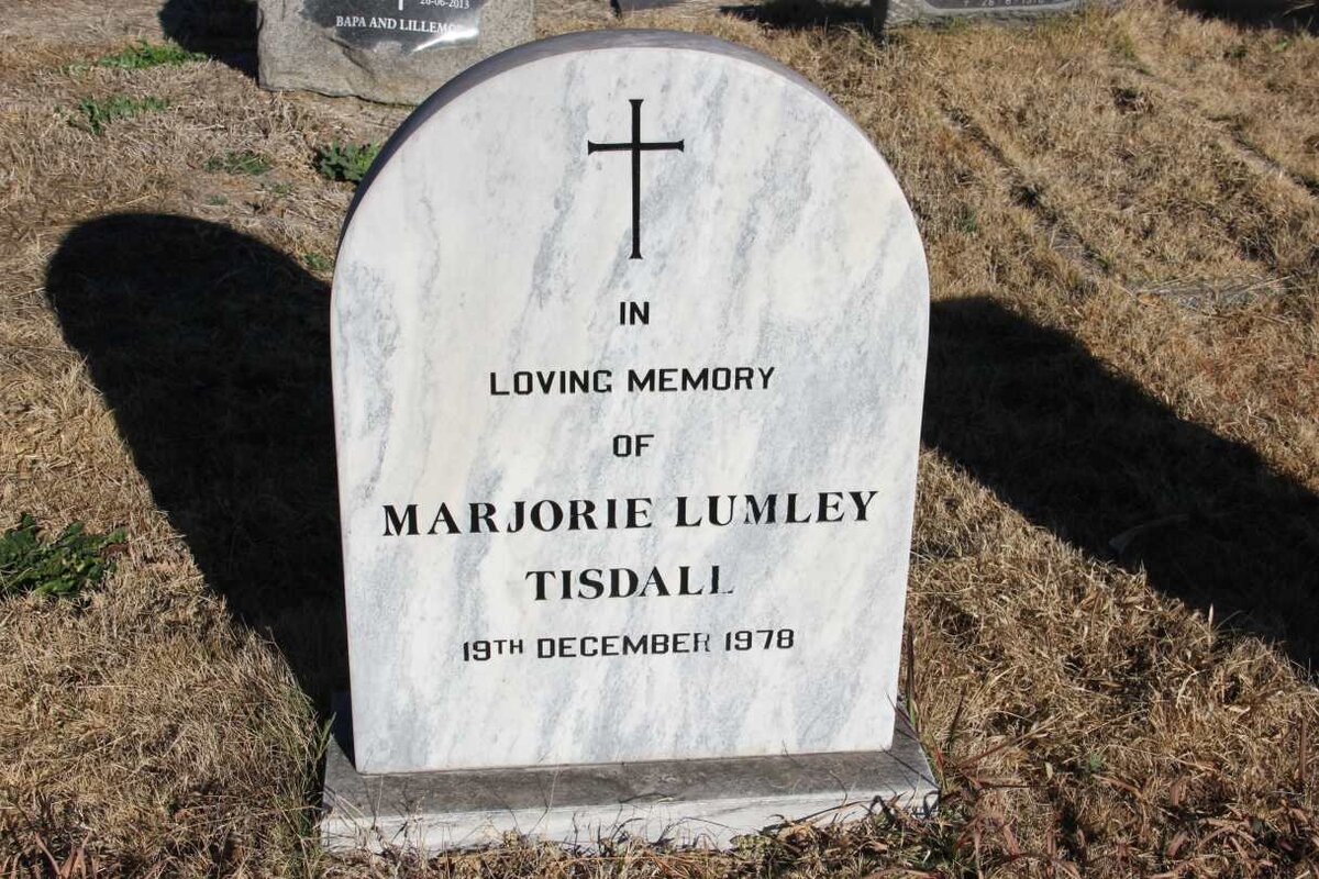 TISDALL Marjorie Lumley -1978