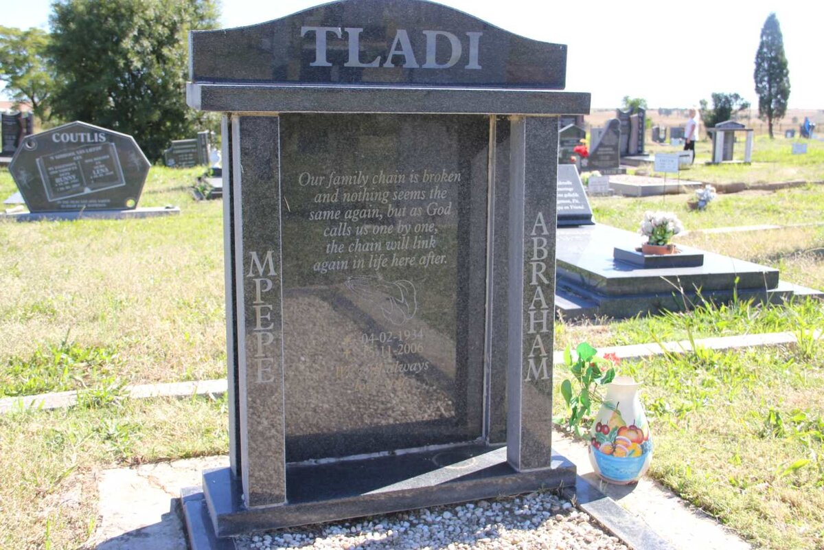 TLADI Mpepe Abraham 1934-2006