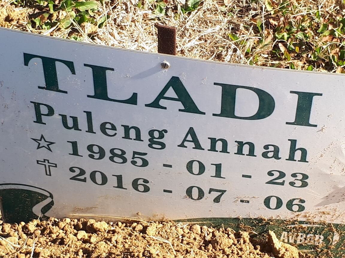 TLADI Puleng Annah 1985-2016