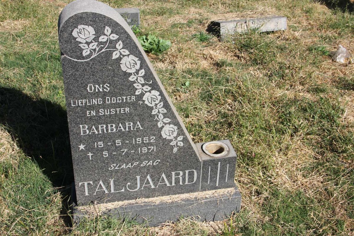 TALJAARD Barbara 1952-1971
