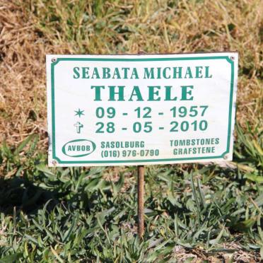 THAELE Seabata Michael 1957-2010