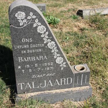 TALJAARD Barbara 1952-1971