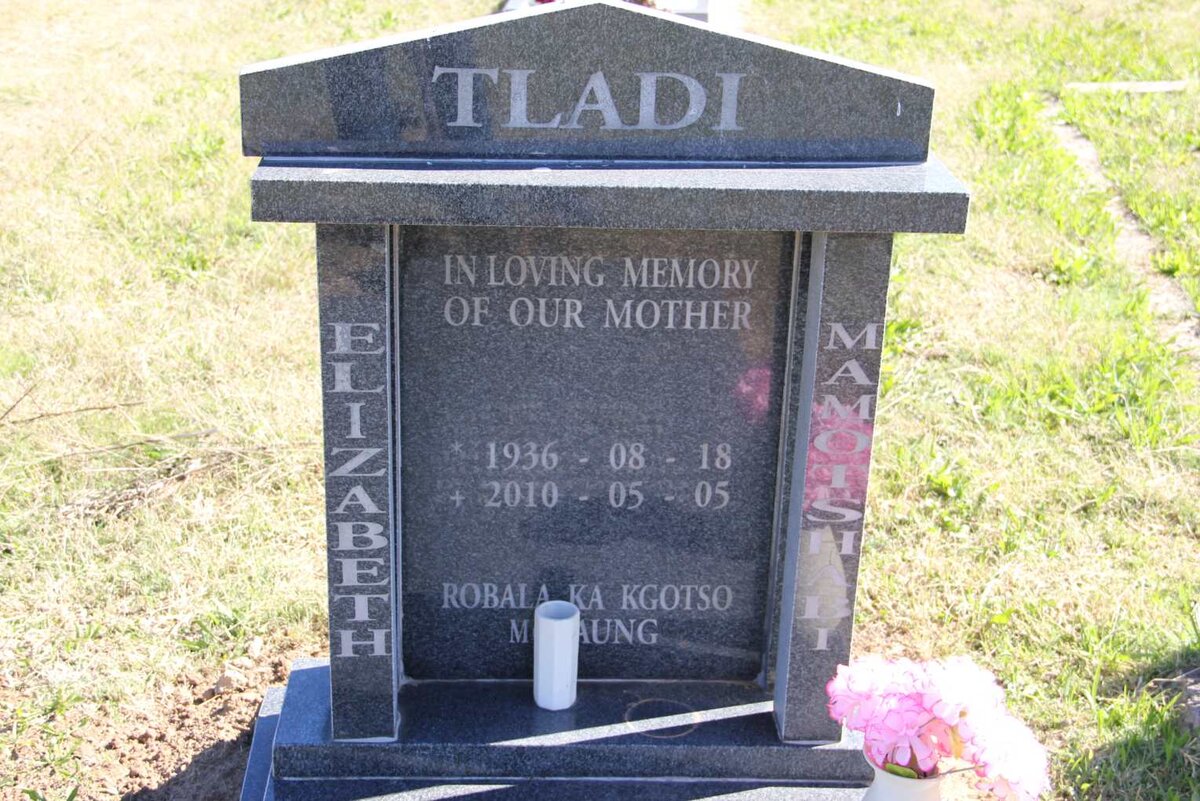 TLADI Elizabeth Mamotshabi 1936-2010