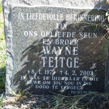 TEITGE Wayne 1979-2003