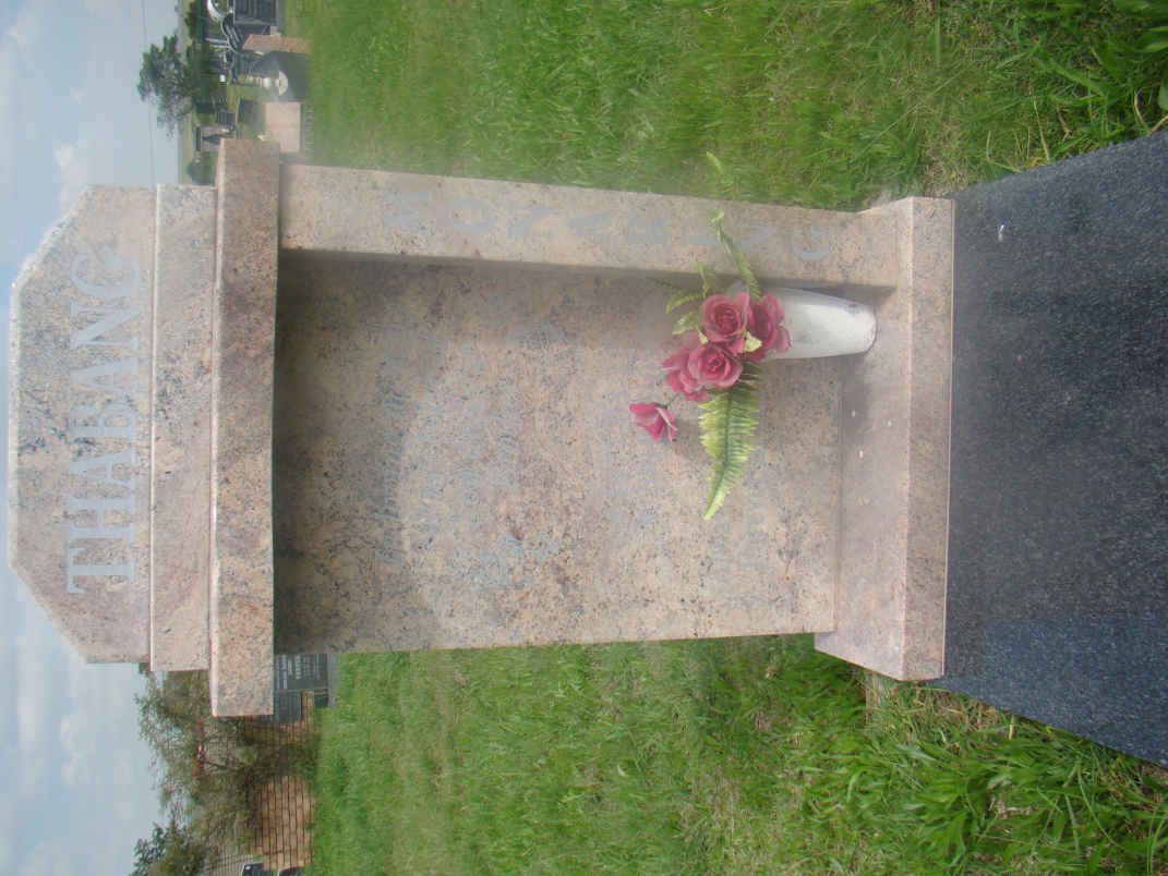 THABANG Monareng 1977-2004