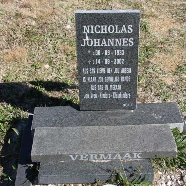VERMAAK Nicholas Johannes 1933-2002