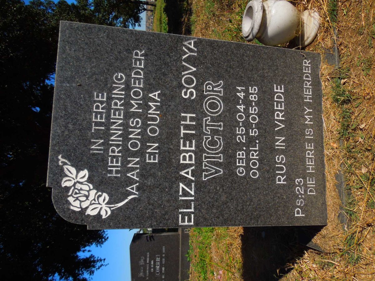 VICTOR Elizabeth Sovya 1941-1985