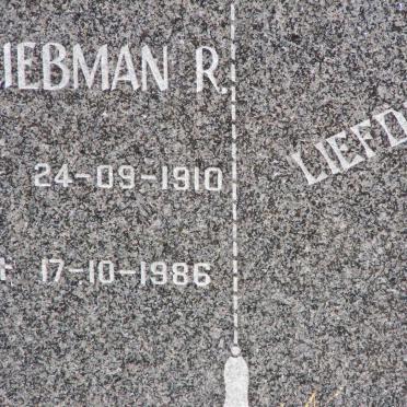 VERSTER Liebman R. 1910-1986 &amp; Elizabeth 1916-1992 