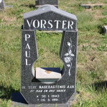 VORSTER Paul 1943-1991