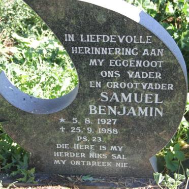 VENTER Samuel Benjamin 1927-1988