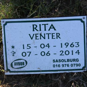 VENTER Rita 1963-2014