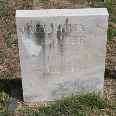 VENTER Jacomina M. 1939-1973