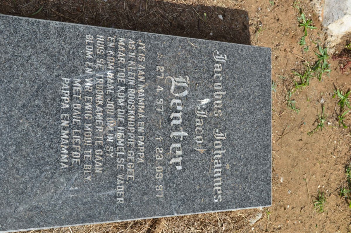 VENTER Jacobus Johannes 1997-1997