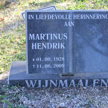 WIJNMAALEN Martinus Hendrik 1928-2009
