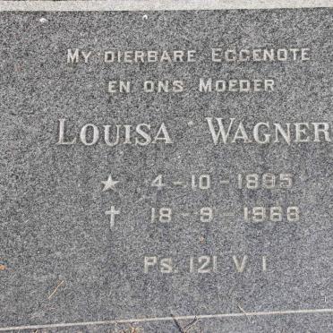 WAGNER Louisa 1895-1968