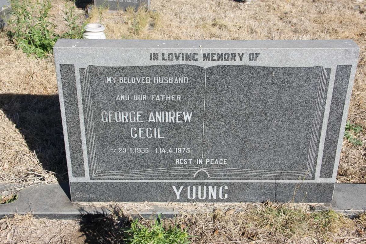 YOUNG George Andrew Cecil 1936-1975