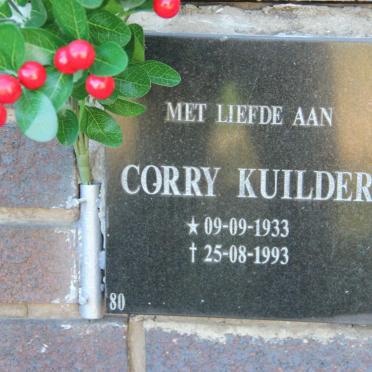 KUILDER Corry 1933-1993