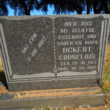 ? Ockert Cornelius 1914-1985