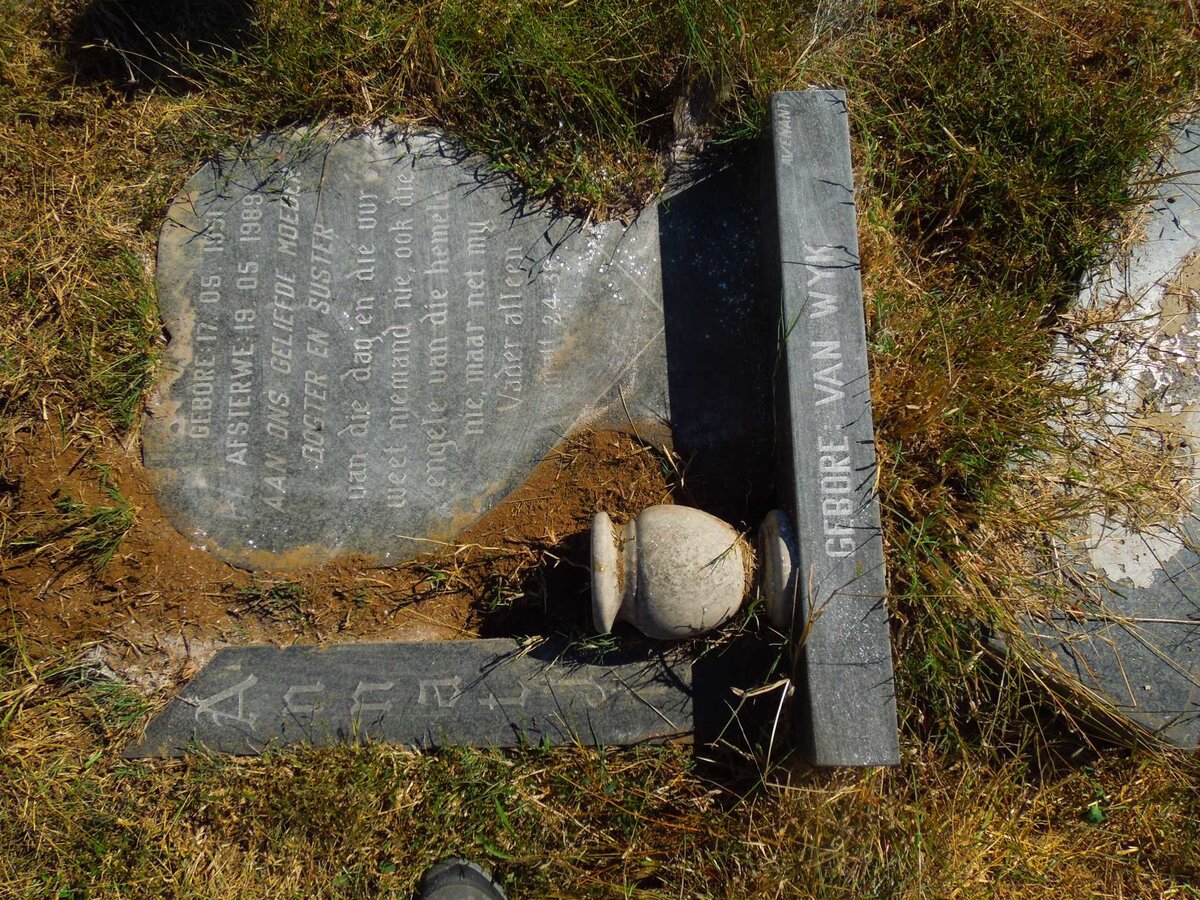 ? Annatjie nee VAN WYK 1951-1989