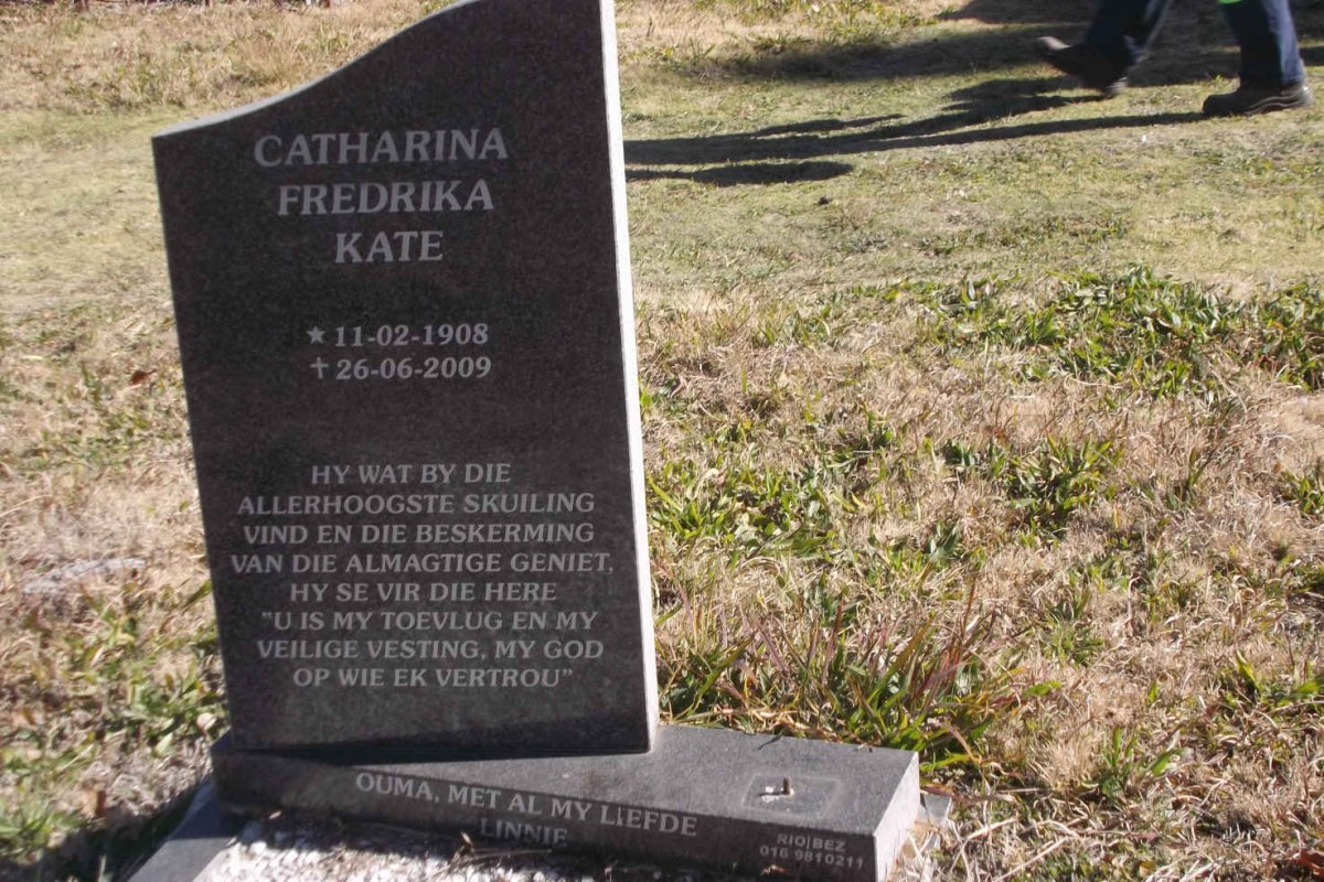 ? Catharina Fredrika Kate 1908-2009