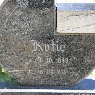 ? Kierie 1939-1988 &amp; Kotie 1943-2014