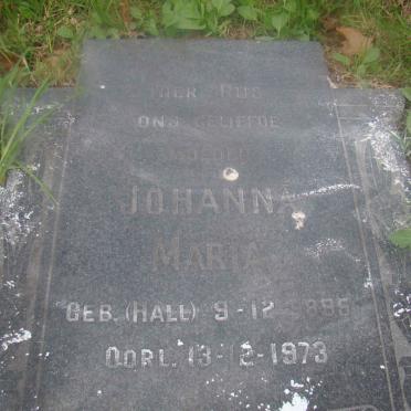 ? Johanna Maria nee HALL 1895-1973
