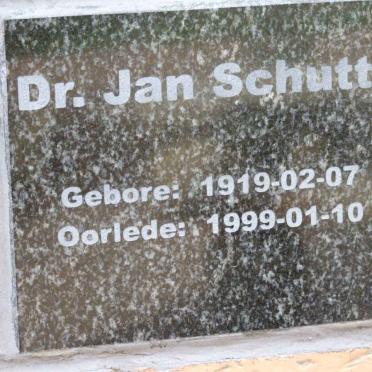SCHUTTE Jan 1919-1999