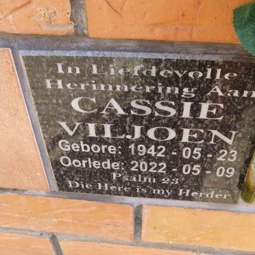 VILJOEN Cassie 1942-2022