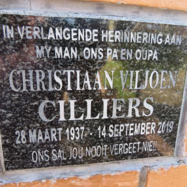CILLIERS Christiaan Viljoen 1937-2019