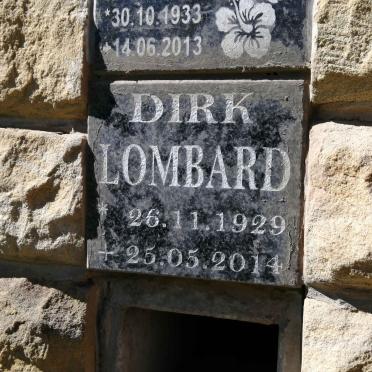 LOMBARD Dirk 1929-2014