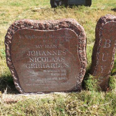 BUYS Johannes Nicolaas Gerhardus 1952-1999