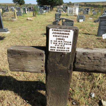 COETZEE Christina Johanna 1968-2018