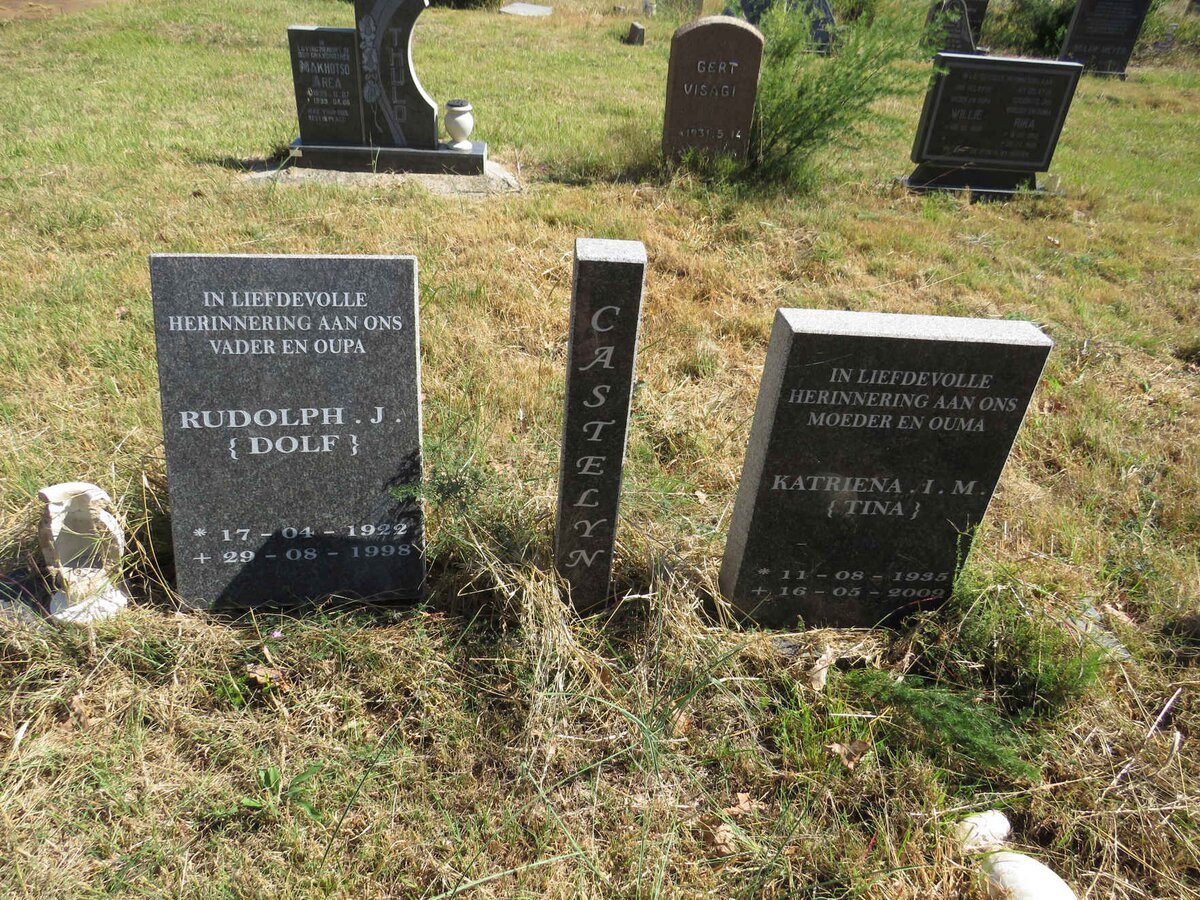 CASTELYN Rudolph J. 1922-1998 & Katriena I.M. 1935- 2009
