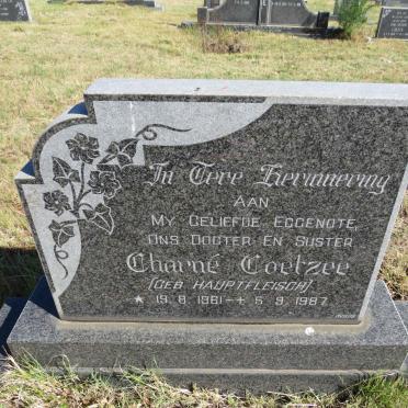 COETZEE Charne nee HAUPTFLEISCH 1961-1987