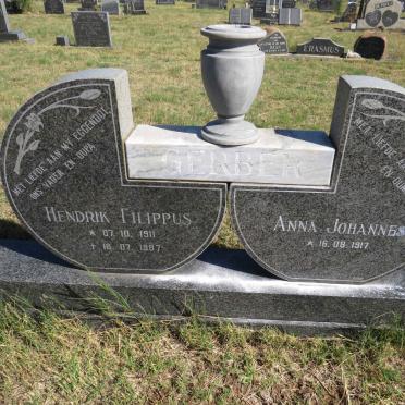 GERBER Hendrik Filippus 1911-1987 &amp; Anna Johannes 1917-