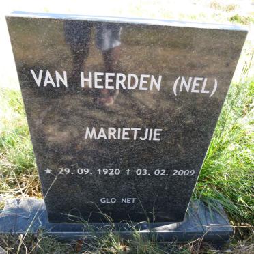 HEERDEN Marietjie, van nee NEL 1920-2009