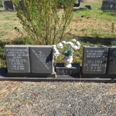 HEFER Frederik Carel 1925-1990 &amp; Helena Petronella 1927-1995