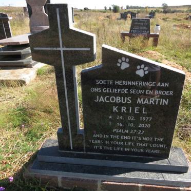 KRIEL Jacobus Martin 1977-2020