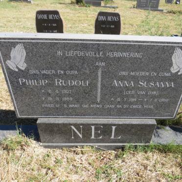 NEL Philip Rudolph 1907-1989 &amp; Anna Susanna VAN DYK 1914-1988