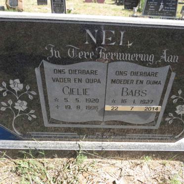 NEL Gielie 1920-1996 & Babs 1927-2014
