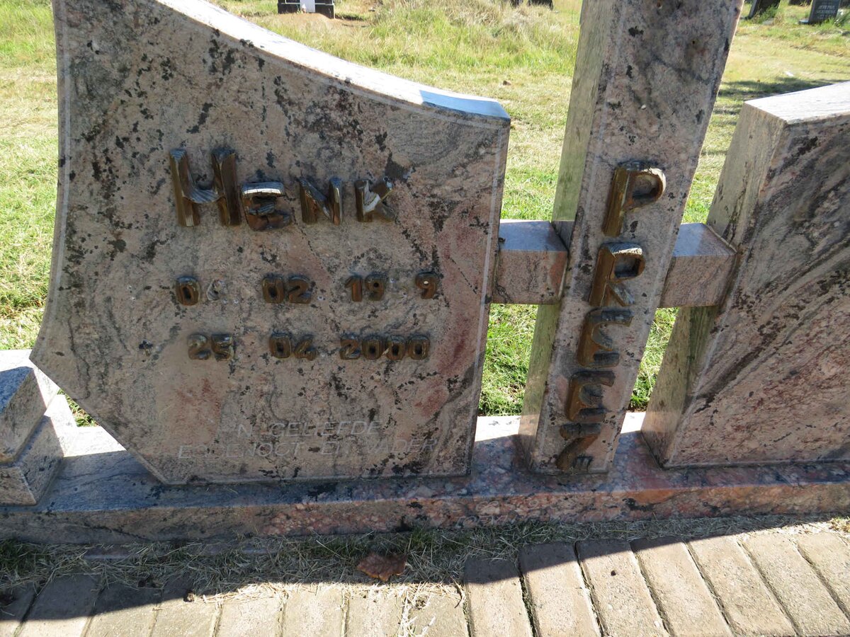 PREEZ Henk, du 19?9-2000