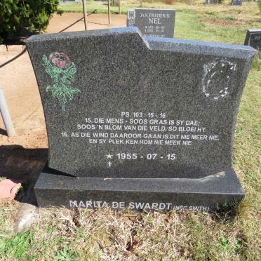 SWARDT Marita, de nee SMITH 1955-