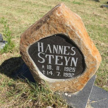 STEYN Hannes 1925-1992