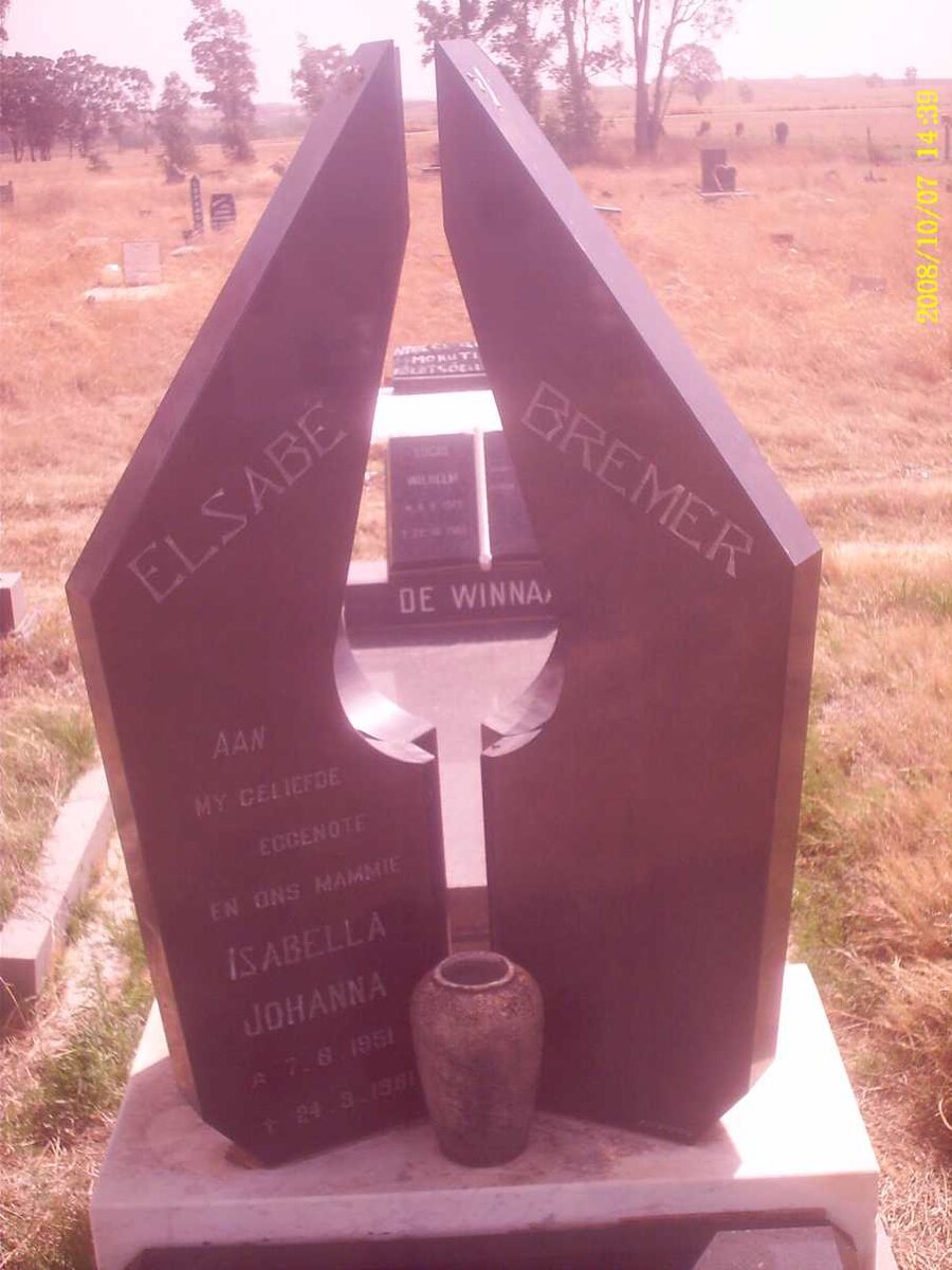 BREMER Isabella Johanna 1951-19?1