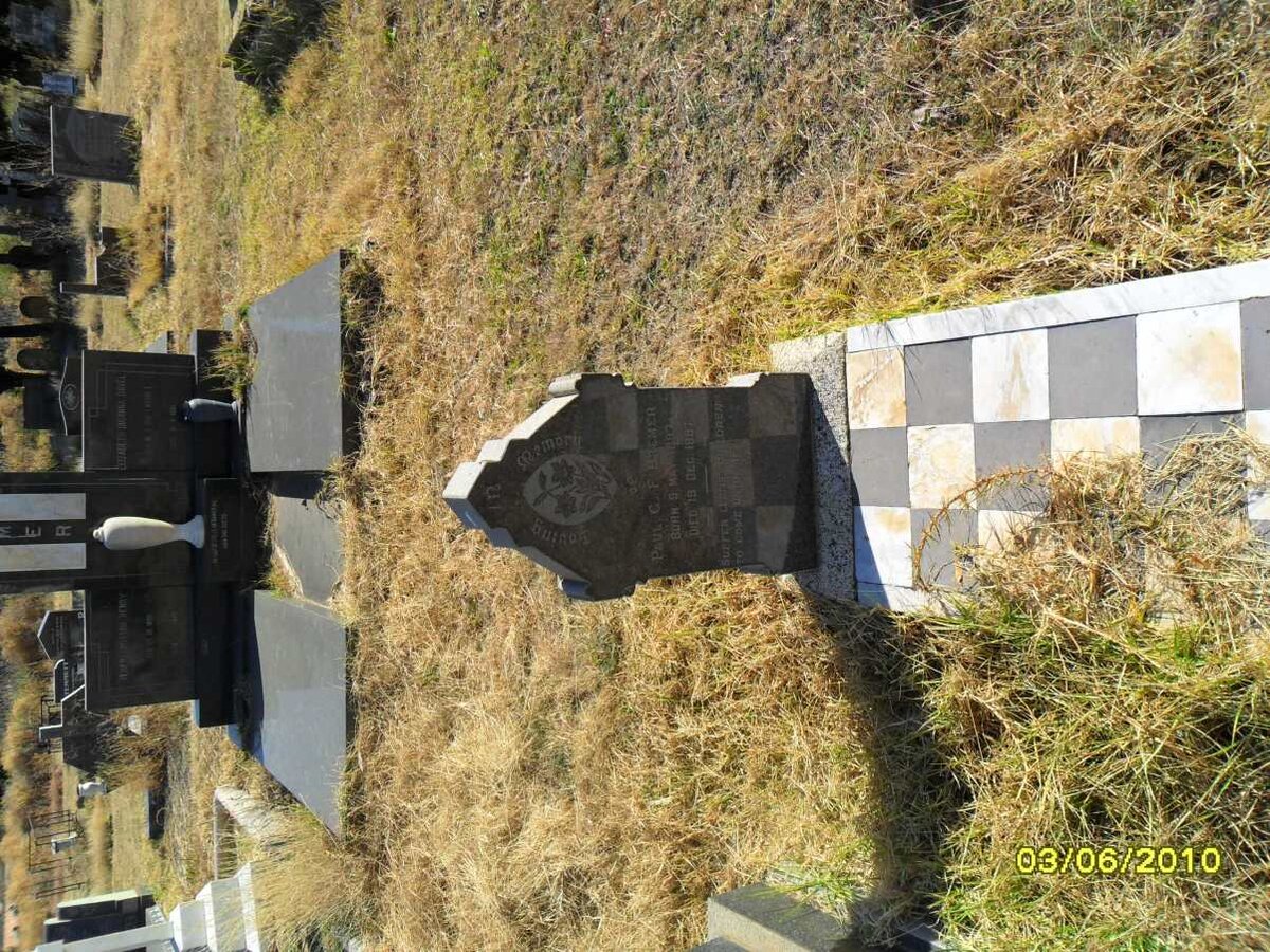 BREMER Paul C.P. ?-?